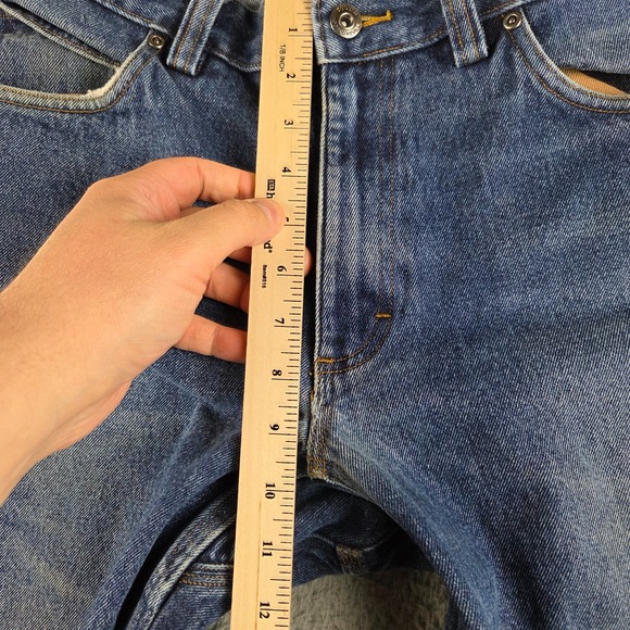 Duluth Trading Jeans Mens 36x32 (34x31) Blue Denim Workwear Distressed - Picture 6 of 14